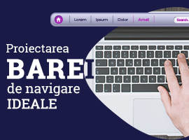 Proiectarea barei de navigare ideale